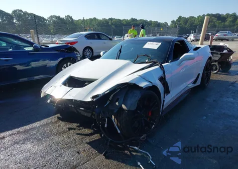 2017 Chevrolet Corvette Z06 из США, поврежденный, VIN 1G1YP2D66H5600425